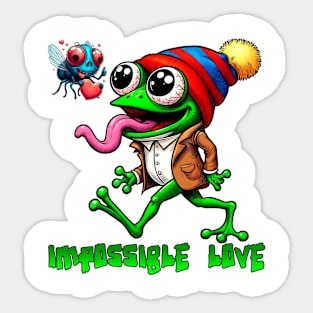 impossible love Sticker